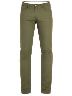 Kirkland Signature Men’s 5 Pocket Stretch Pants Olive Green 42x30 NWT